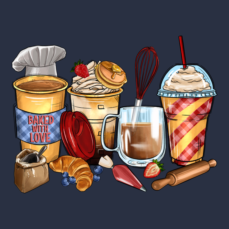 Bakery Coffee Cups Urban Hoodie by Zillion Design Studio | Teevron