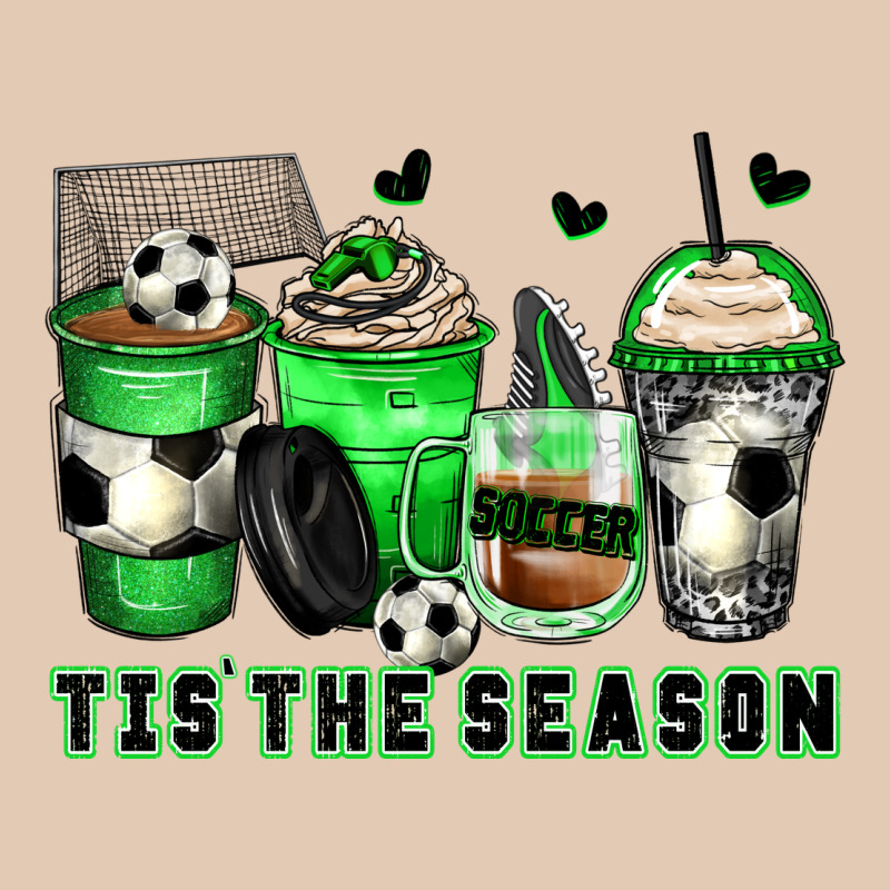 Tis' The Season Soccer Coffee Cups Urban Hoodie by Zillion Design Studio | Teevron