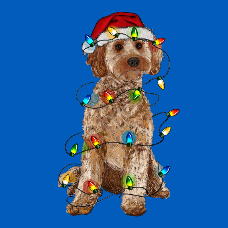 Cockapoo With Christmas Lights Urban Hoodie by RanaPortraitStore | Teevron