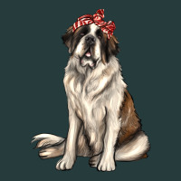 St Bernard With Bandanna Premium Hoodie | Teevron
