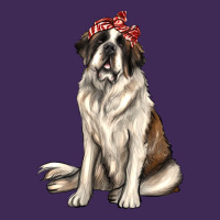 St Bernard With Bandanna Premium Hoodie | Teevron