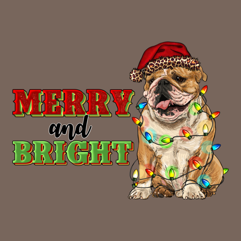 Merry And Bright English Bulldog Premium Hoodie by RanaPortraitStore | Teevron