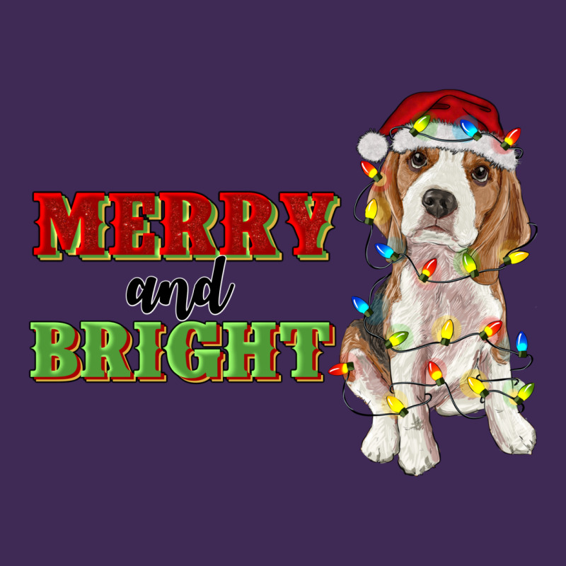 Merry And Bright Beagle Premium Hoodie by RanaPortraitStore | Teevron