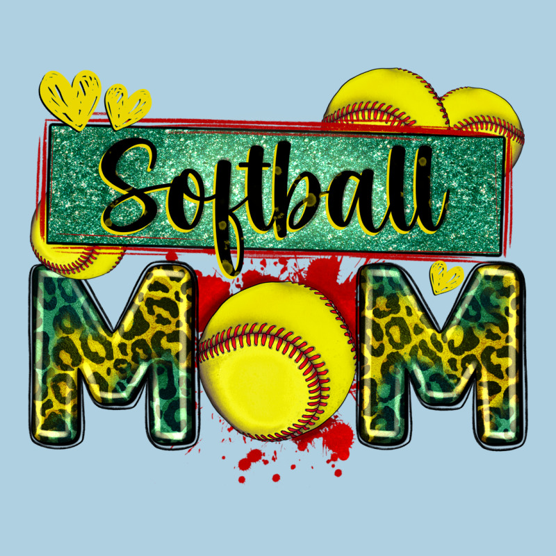 Softball Mom With Leopard Premium Hoodie by Zillion Design Studio | Teevron