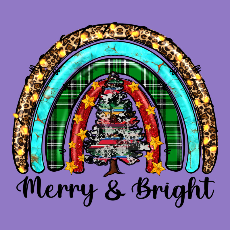 Merry And Bright Rainbow Christmas Urban Hoodie by RanaPortraitStore | Teevron