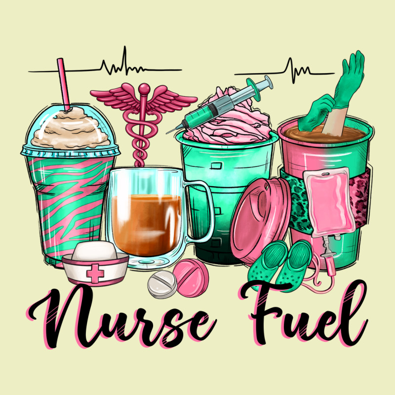 Nurse Fuel Coffee Cups Urban Hoodie by Zillion Design Studio | Teevron