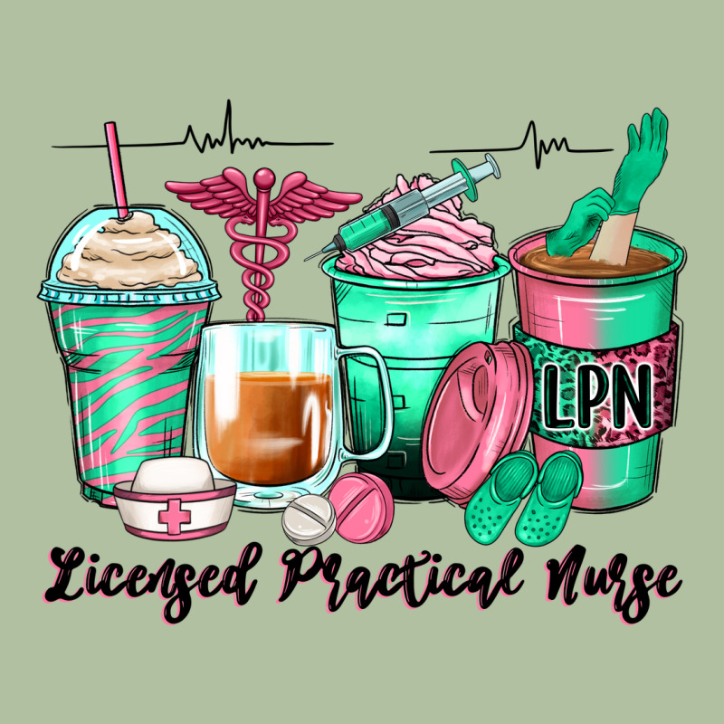 Licensed Practical Nurse Coffee Cups Urban Hoodie by Zillion Design Studio | Teevron