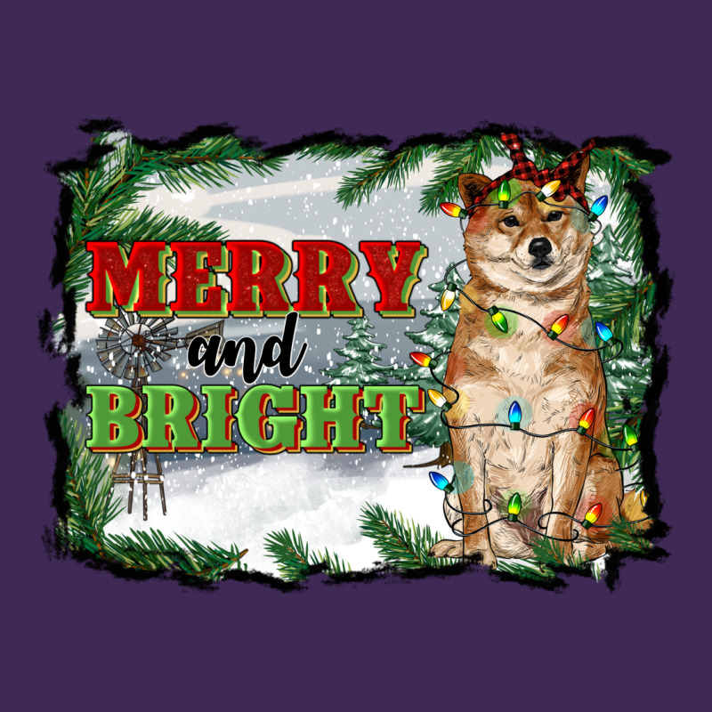 Merry And Bright Shiba Inu Premium Hoodie by RanaPortraitStore | Teevron