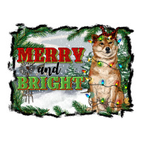 merry and bright shiba inu | Teevron