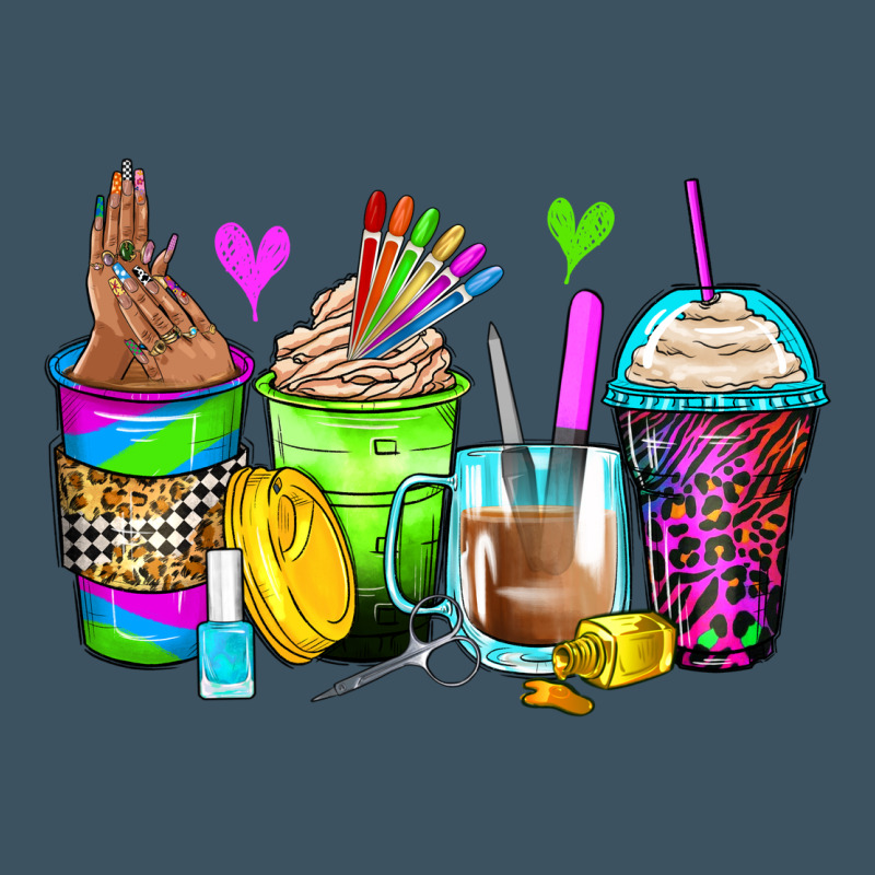 Nail Art Coffee Cups Urban Hoodie by Zillion Design Studio | Teevron