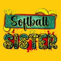 Softball Sister With Leopard Premium Hoodie | Teevron