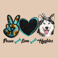 Peace Love Huskies Urban Hoodie | Teevron
