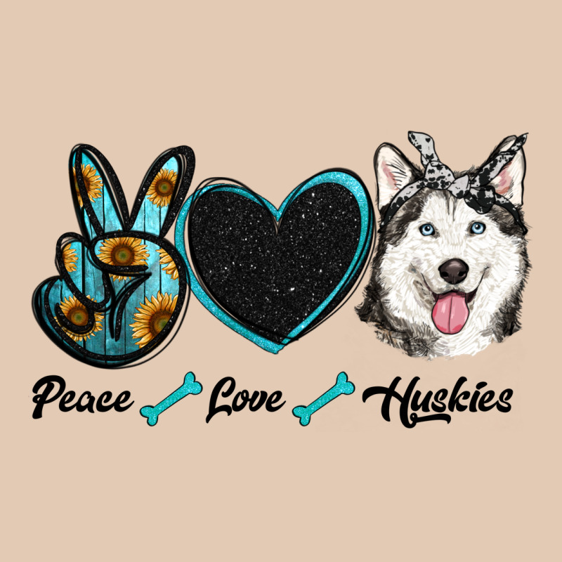 Peace Love Huskies Urban Hoodie by RanaPortraitStore | Teevron