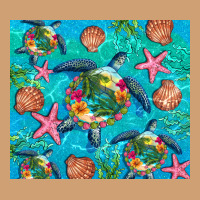 Turtle Summer Seashells Starfish Seaweed Vintage Tee | Teevron