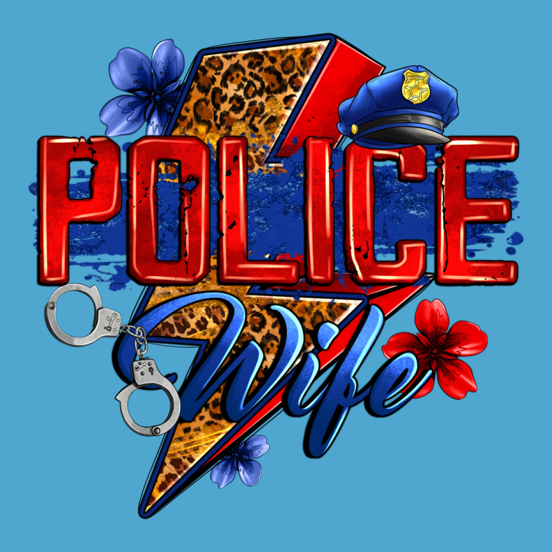 Police Wife With Lightning Bolt Premium Hoodie by Zillion Design Studio | Teevron