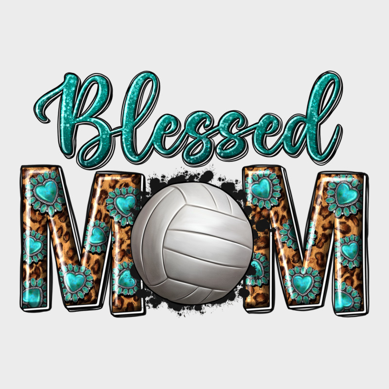 Western Blessed Mom With Volleyball Urban Hoodie by texasbilliewilder | Teevron