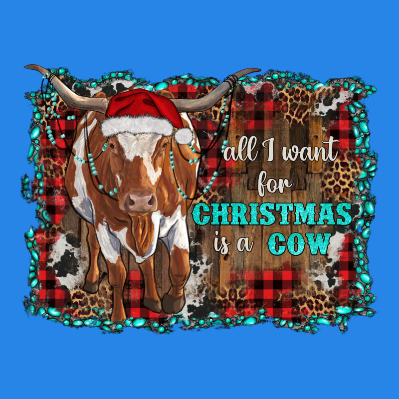 All I Want For Christmas Is A Cow Longhorn Premium Hoodie by RanaPortraitStore | Teevron