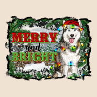 Merry And Bright Husky Farm  Background Urban Hoodie | Teevron