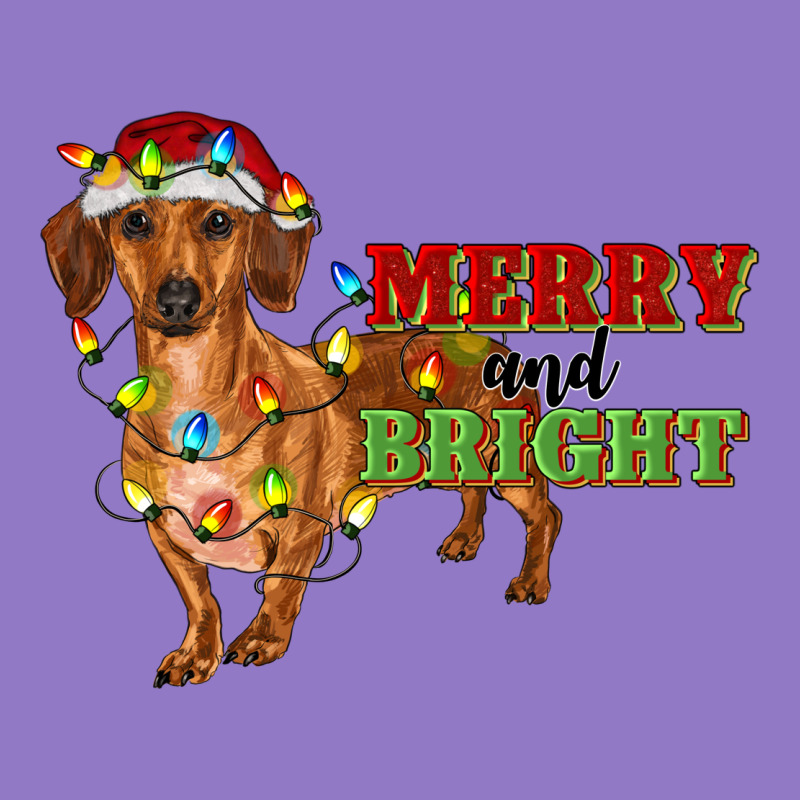Merry And Bright Dachshund Urban Hoodie by RanaPortraitStore | Teevron