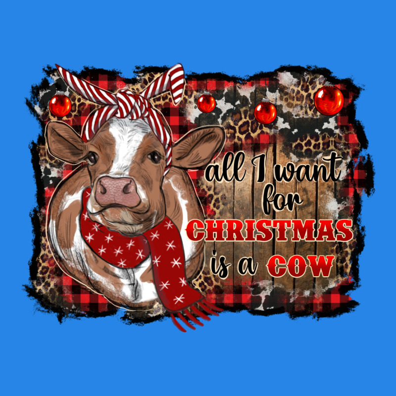 All I Want For Christmas Is A Cow Cowhide Premium Hoodie by RanaPortraitStore | Teevron