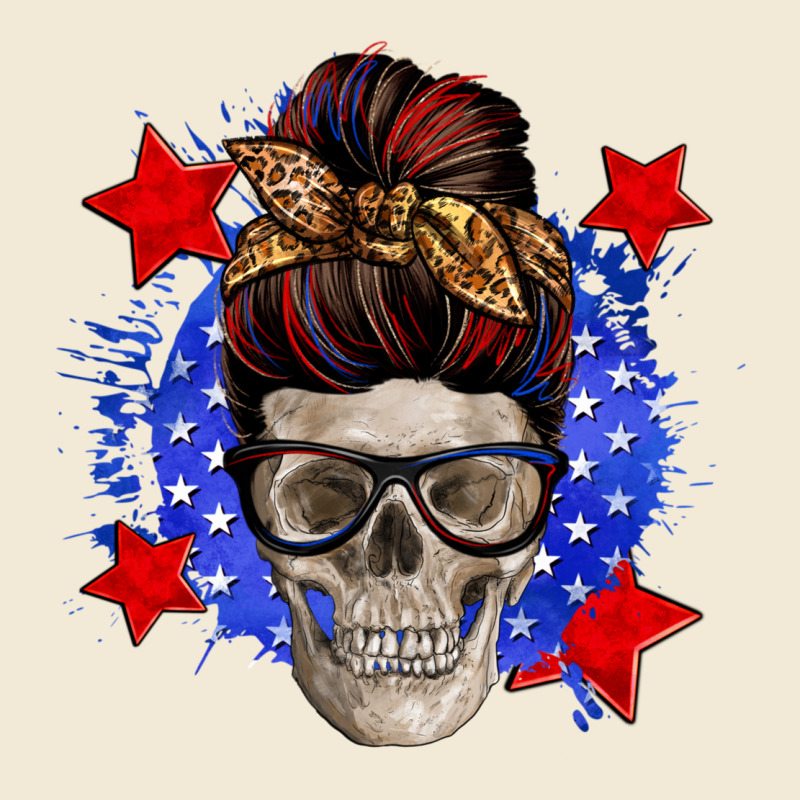 American Mom Skull Premium Hoodie by Zillion Design Studio | Teevron