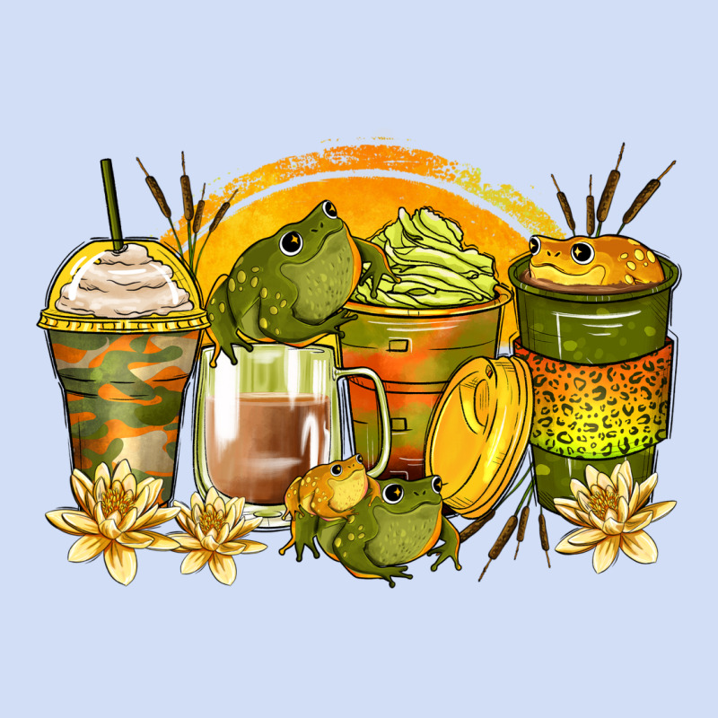 Frog Coffee Cups Urban Hoodie by Zillion Design Studio | Teevron