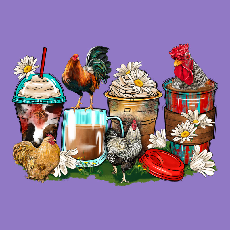 Rooster Coffee Cups Urban Hoodie by Zillion Design Studio | Teevron