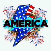 America With Lightning Bolt Premium Hoodie | Teevron