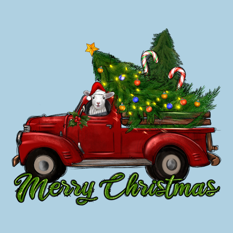 Merry Christmas Baby Sheep Trees With Truck Premium Hoodie by RanaPortraitStore | Teevron