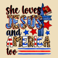 She Loves Jesus And America Too Premium Hoodie | Teevron