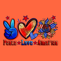 Peace Love America Premium Hoodie | Teevron