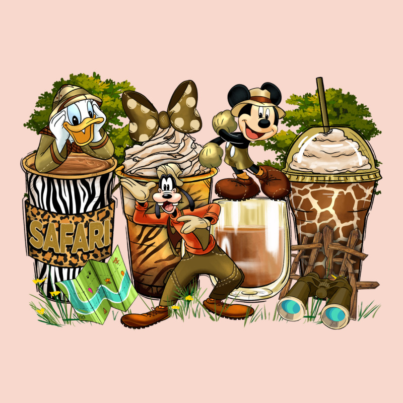 Safari Cartoon Characters Coffee Cups Urban Hoodie by Zillion Design Studio | Teevron