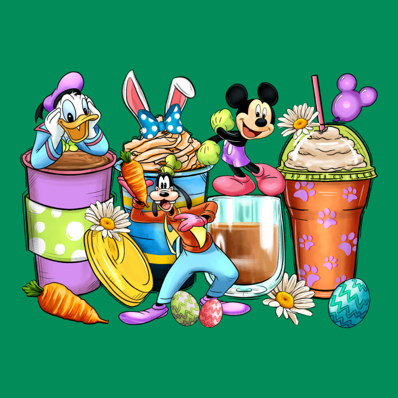 Easter Cartoon Characters Coffee Cups Urban Hoodie by Zillion Design Studio | Teevron