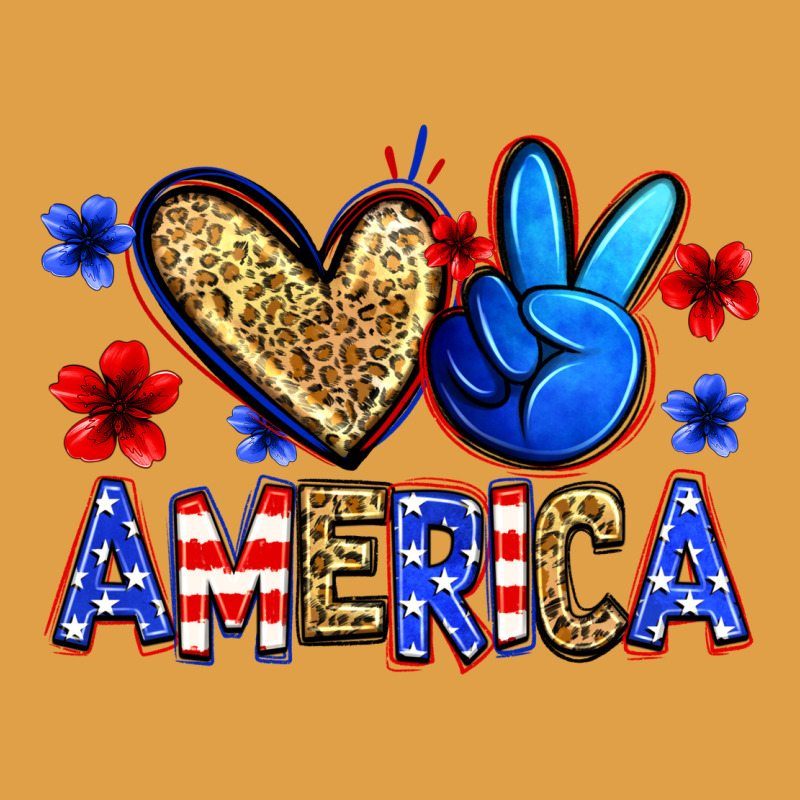 Peace Love America Premium Hoodie by Zillion Design Studio | Teevron