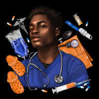Afro Man Nurse Urban Hoodie | Teevron