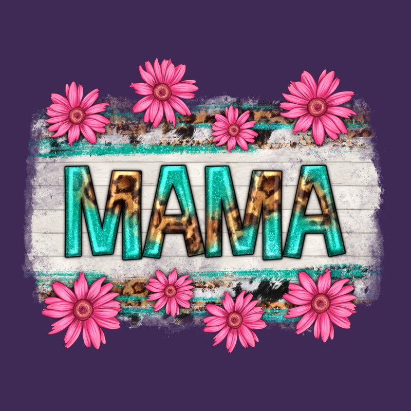 Mama Leopard With Turquoise Background Premium Hoodie by texasbilliewilder | Teevron