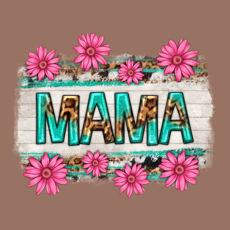 Mama Leopard With Turquoise Background Premium Hoodie by texasbilliewilder | Teevron