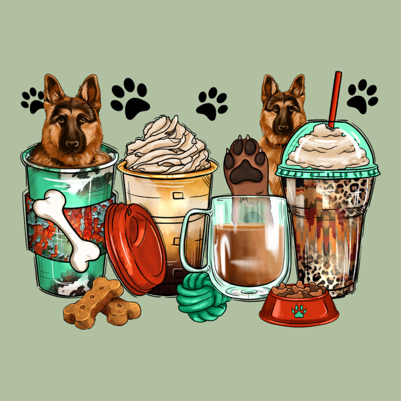 German Shepherds Coffee Cups Urban Hoodie by Zillion Design Studio | Teevron