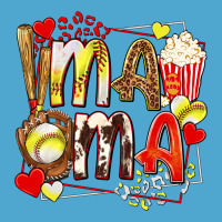 Mama Softball Baseball With Popcorn Premium Hoodie | Teevron