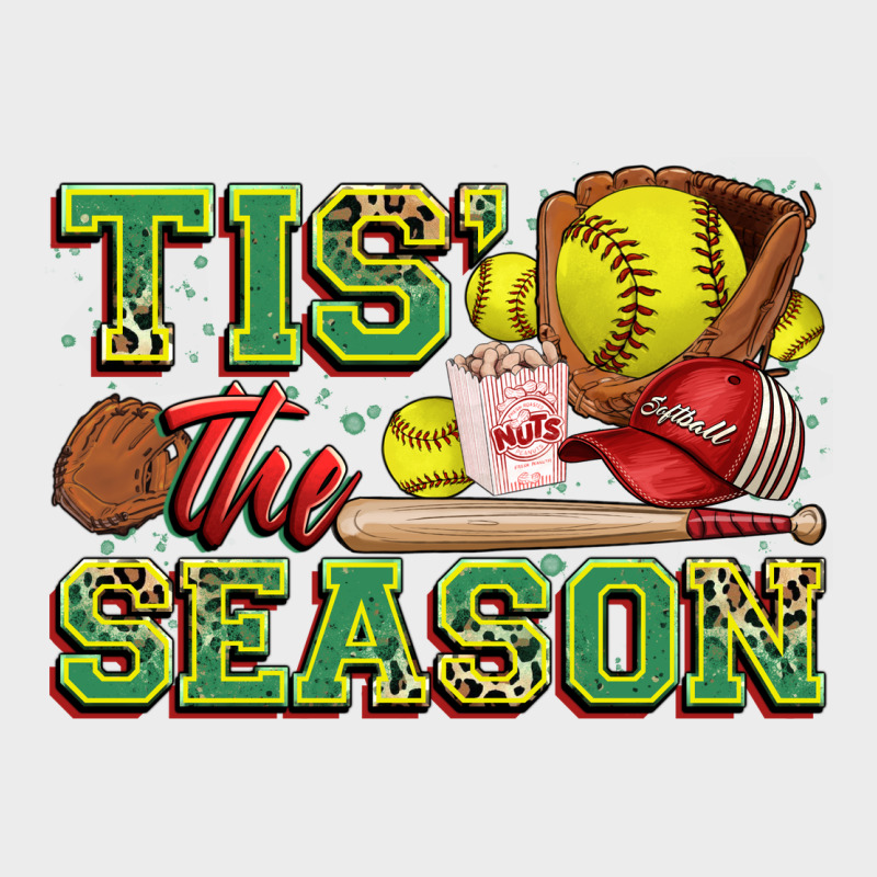 Tis' The Season Softball Urban Hoodie by Zillion Design Studio | Teevron