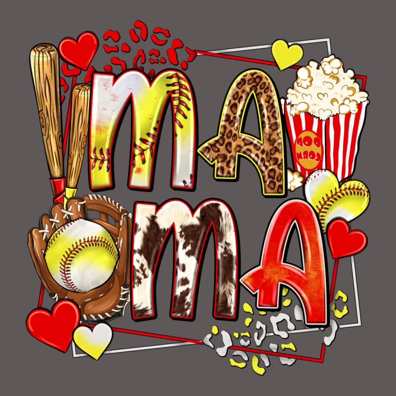 Mama Softball Baseball With Popcorn Premium Hoodie by texasbilliewilder | Teevron