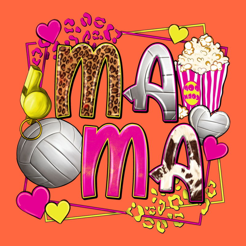 Mama Volleyball With Popcorn Premium Hoodie by texasbilliewilder | Teevron