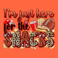 I'm Just Here For The Snacks American Football Premium Hoodie | Teevron