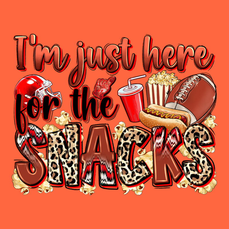 I'm Just Here For The Snacks American Football Premium Hoodie by Zillion Design Studio | Teevron
