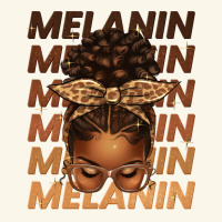 Melanin Afro Messy Bun Premium Hoodie | Teevron