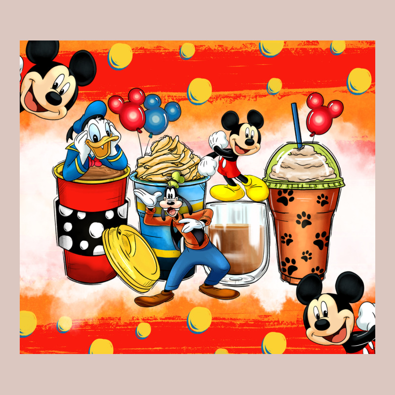 Cartoon Characters Coffee Cups Premium Hoodie by Zillion Design Studio | Teevron