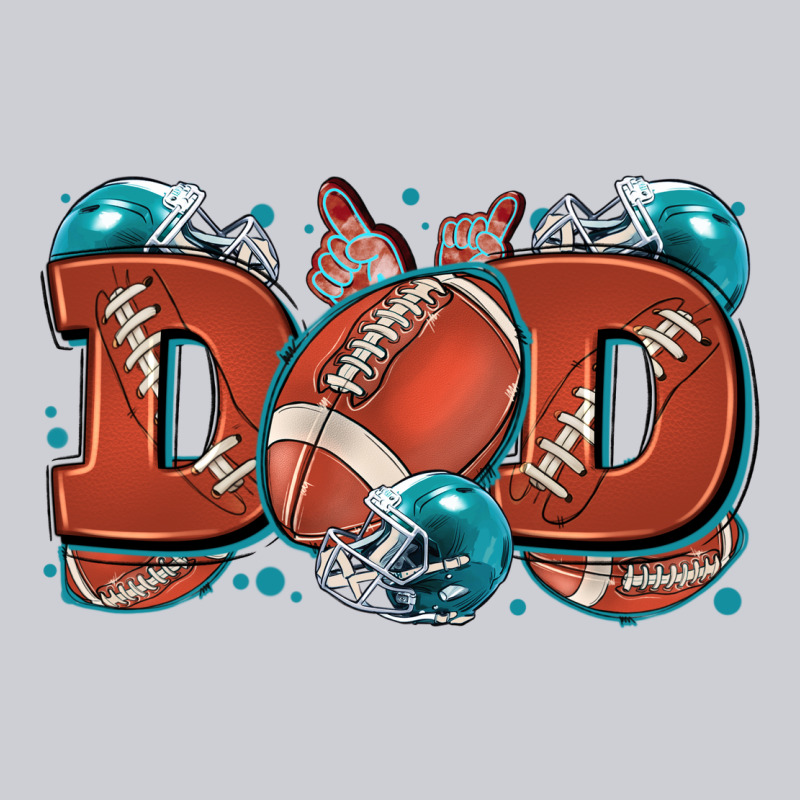 Dad American Football Urban Hoodie by Zillion Design Studio | Teevron