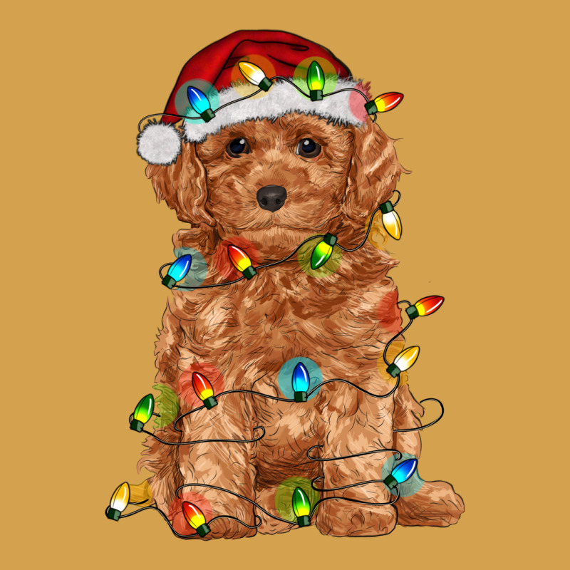Toy Poodle With Christmas Lights Urban Hoodie by RanaPortraitStore | Teevron
