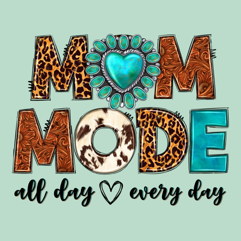 Mom Mode All Day Every Day Premium Hoodie by texasbilliewilder | Teevron