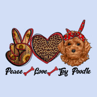 Peace Love Toy Poodle Urban Hoodie | Teevron